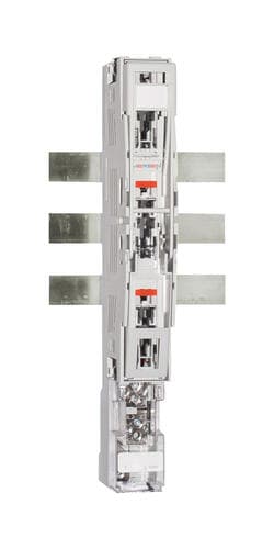 Mersen E1002183 MULTIVERT 160A/60mm, 3-pole switching bottom term. M8/clamp straps,MULTIFIX 60 Mersen E1002183 MULTIVERT 160A/60mm, 3-pole switching bottom term. M8/clamp straps,MULTIFIX 60