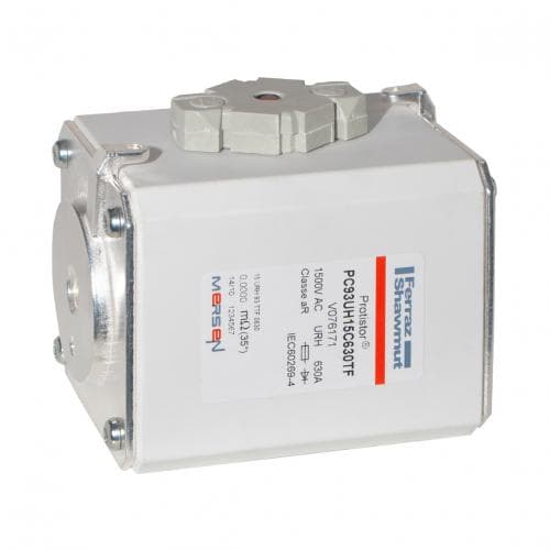 Mersen V076171 Size 93 aR 1500VAC French end contacts aR 630 A 1500VAC Mersen V076171 Size 93 aR 1500VAC French end contacts aR 630 A 1500VAC