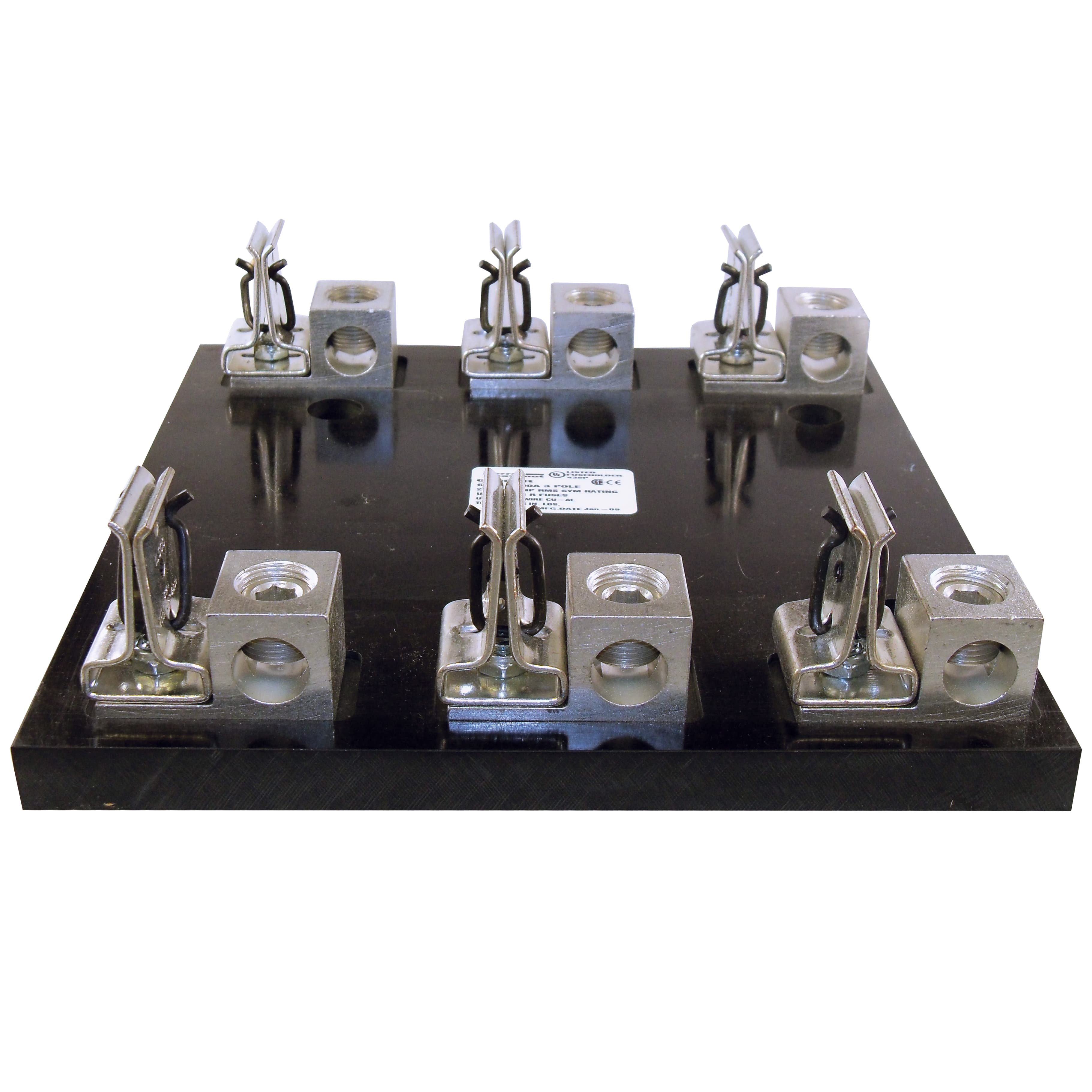 Mersen 62003R 62003R Mersen - Fuse Block 600VAC 600VDC Class R 200A 3-Pole Box Side-Clip Mersen 62003R 62003R Mersen - Fuse Block 600VAC 600VDC Class R 200A 3-Pole Box Side-Clip