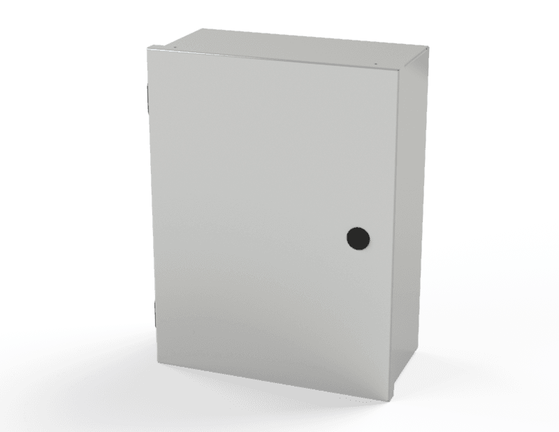 Saginaw Control SCE-16N1206LP Nema-1 Enclosure, Height:16.00", Width:12.00", Depth:6.00", ANSI-61 gray powder coating inside and out. Optional sub-panels are powder coated white. Saginaw Control SCE-16N1206LP Nema-1 Enclosure, Height:16.00", Width:12.00", Depth:6.00", ANSI-61 gray powder coating inside and out. Optional sub-panels are powder coated white.