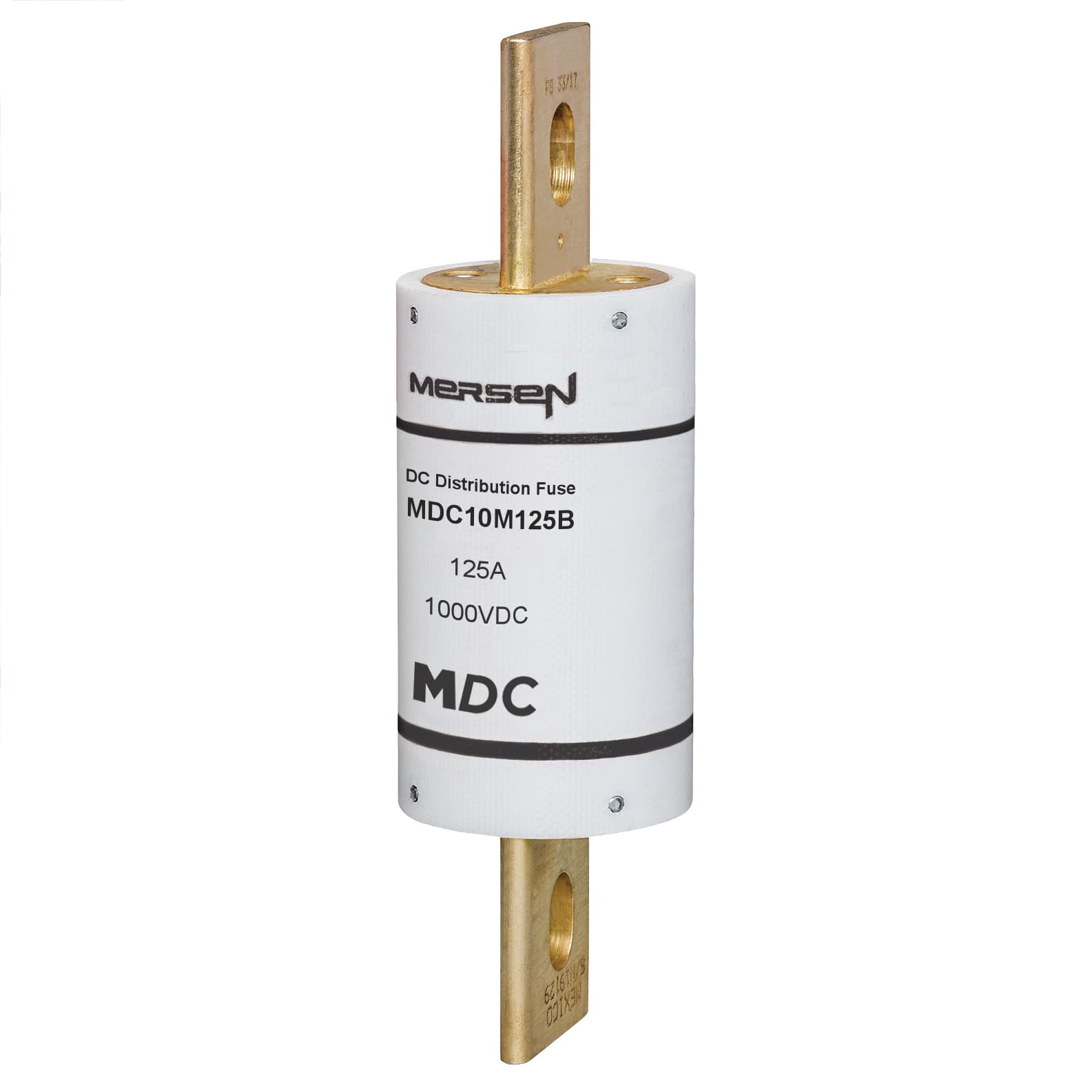 Mersen MDC10M125B MDC10M125B Mersen Fuse MDC10M - DC Distribution 600VAC 1000VDC 125A Type Blade Mersen MDC10M125B MDC10M125B Mersen Fuse MDC10M - DC Distribution 600VAC 1000VDC 125A Type Blade