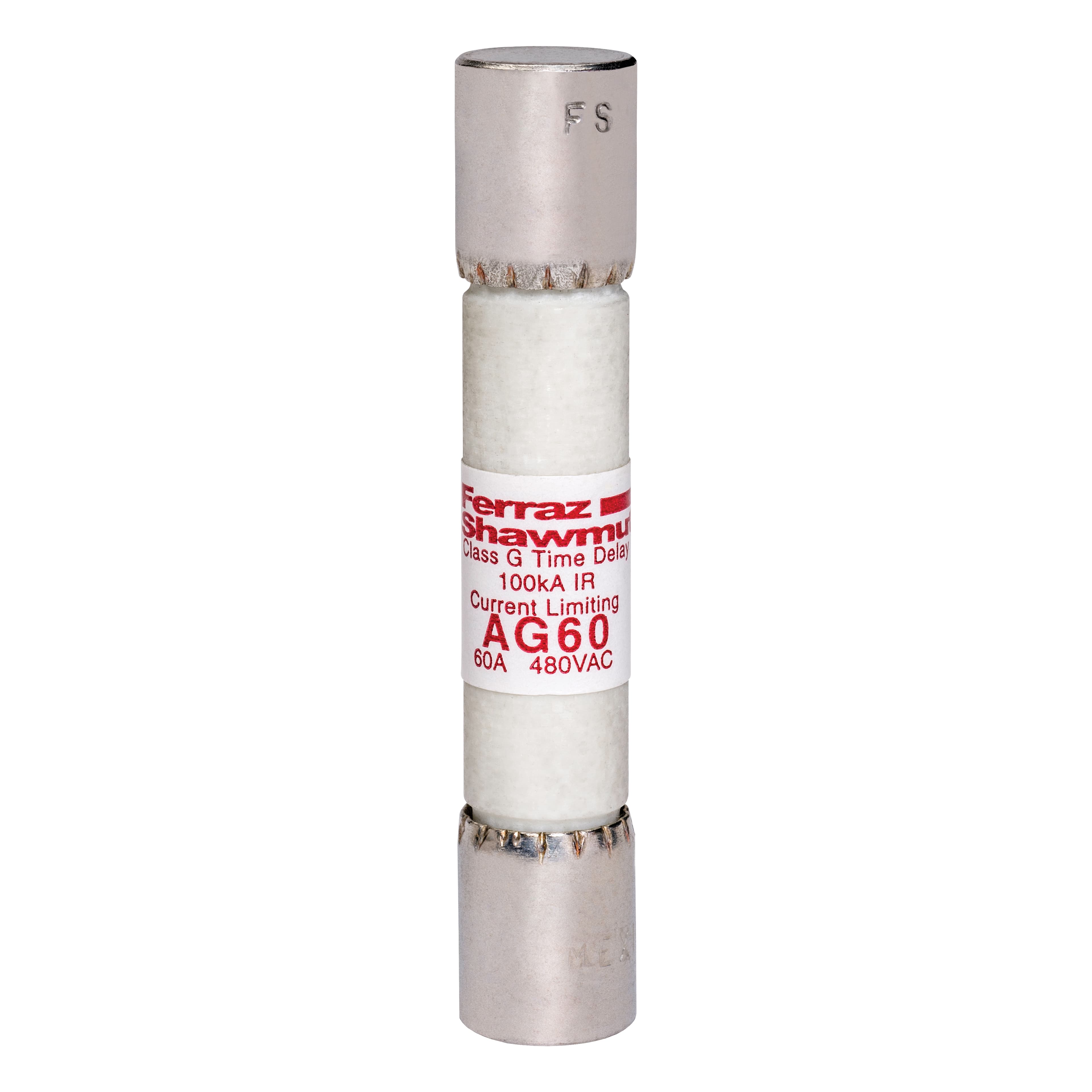 Mersen AG60 AG60 Mersen - Fuse AG - Class G 480VAC 60A Time Delay Ferrule Amp-Trap® Mersen AG60 AG60 Mersen - Fuse AG - Class G 480VAC 60A Time Delay Ferrule Amp-Trap®