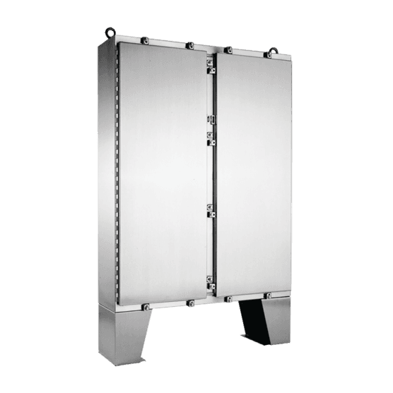 Hoffman A74H7224SS6LP Two-Door Floor Stands, NEMA Clamps, Type 4X, 74x72x24, SS 316 Hoffman A74H7224SS6LP Two-Door Floor Stands, NEMA Clamps, Type 4X, 74x72x24, SS 316