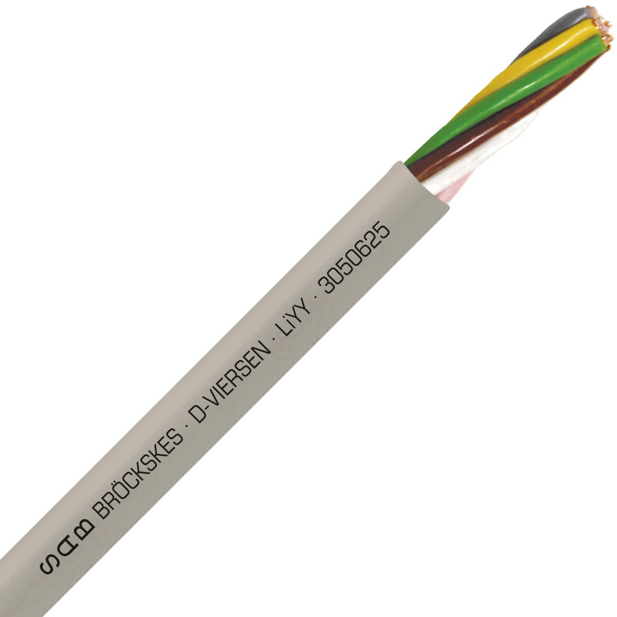 SAB 3050625 LiYY - 24 AWG/6c, multi-conductor signal and control PVC cable with DIN color code SAB 3050625 LiYY - 24 AWG/6c, multi-conductor signal and control PVC cable with DIN color code