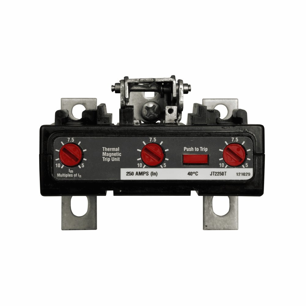 Eaton JT2200T JT2200T Eaton - Eaton molded case circuit breaker accessory trip unit, Trip unit, Trip unit thermal-magnetic, 200 A, Two-pole, Fixed thermal, adjustable magnetic, JT, Frame J-K, Series C Eaton JT2200T JT2200T Eaton - Eaton molded case circuit breaker accessory trip unit, Trip unit, Trip unit thermal-magnetic, 200 A, Two-pole, Fixed thermal, adjustable magnetic, JT, Frame J-K, Series C