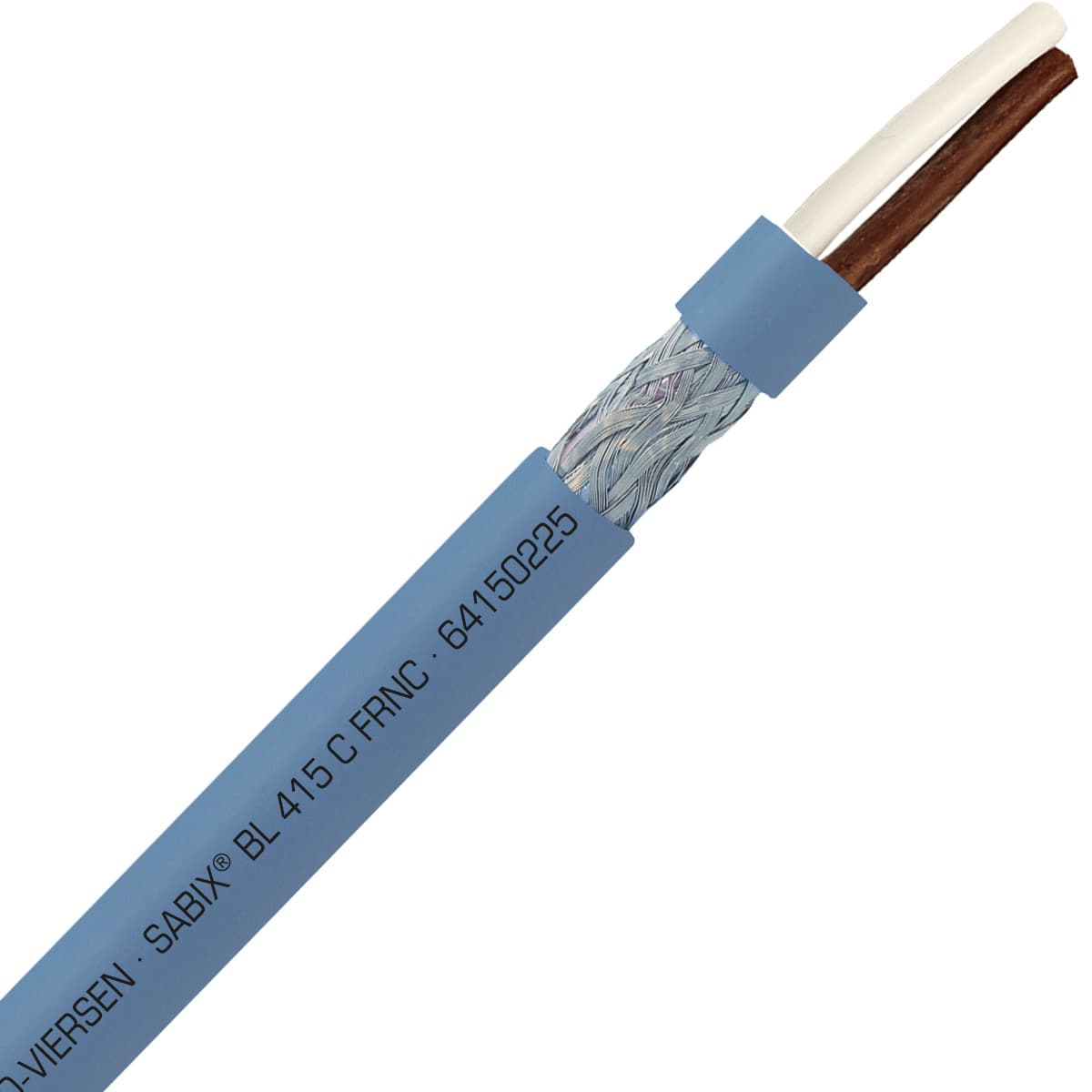 SAB 64150225 SABIX BL 415 C FRNC - 24 AWG/2c, shielded halogen-free flame retardant data cable, DNV-GL, CE, RoHS SAB 64150225 SABIX BL 415 C FRNC - 24 AWG/2c, shielded halogen-free flame retardant data cable, DNV-GL, CE, RoHS