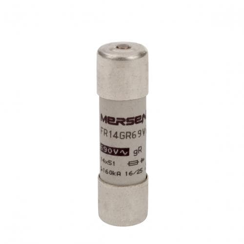 Mersen Q1017189 Q1017189 Mersen - High-Speed Cylindrical Fuse Protistor® Size 14x51 gR 690VAC IEC 32A With Striker Mersen Q1017189 Q1017189 Mersen - High-Speed Cylindrical Fuse Protistor® Size 14x51 gR 690VAC IEC 32A With Striker