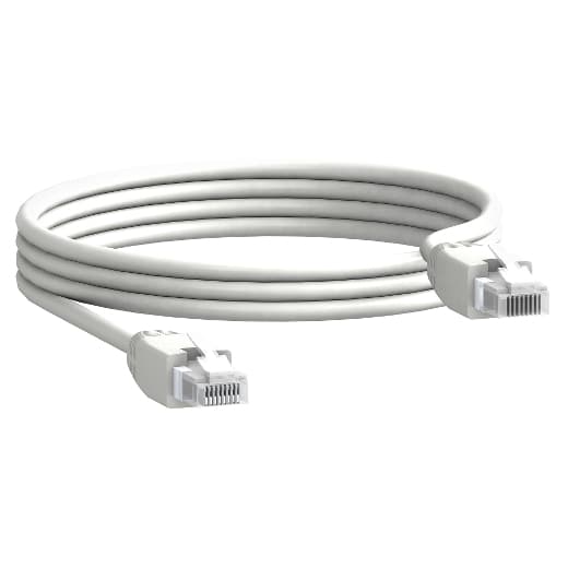 Schneider Electric TRV00830 Schneider Electric TRV00830 is a cable designed as part of the communication accessories sub-range, featuring a network cord with 2x male RJ45 connectors. It has a length of 3 meters. Schneider Electric TRV00830 Schneider Electric TRV00830 is a cable designed as part of the communication accessories sub-range, featuring a network cord with 2x male RJ45 connectors. It has a length of 3 meters.