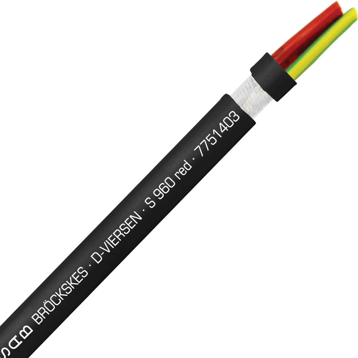 SAB 7751403 S 960 - 14 AWG/3c, oil resistant continuous flex PVC control cable for small bending radius, UL, CSA, CE, RoHS SAB 7751403 S 960 - 14 AWG/3c, oil resistant continuous flex PVC control cable for small bending radius, UL, CSA, CE, RoHS