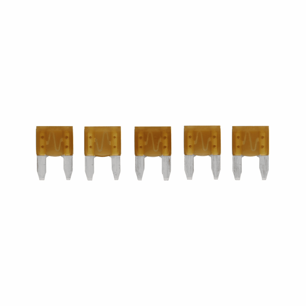 Cooper Bussmann ATM-5 ATM-5 Cooper Bussmann - Eaton Bussmann series ATM blade fuse, Color code tan, 32 Vdc, 5A, 1 kAIC, Non Indicating, Blade fuse, Blade end, Colored plastic housing, zinc fuse element Cooper Bussmann ATM-5 ATM-5 Cooper Bussmann - Eaton Bussmann series ATM blade fuse, Color code tan, 32 Vdc, 5A, 1 kAIC, Non Indicating, Blade fuse, Blade end, Colored plastic housing, zinc fuse element