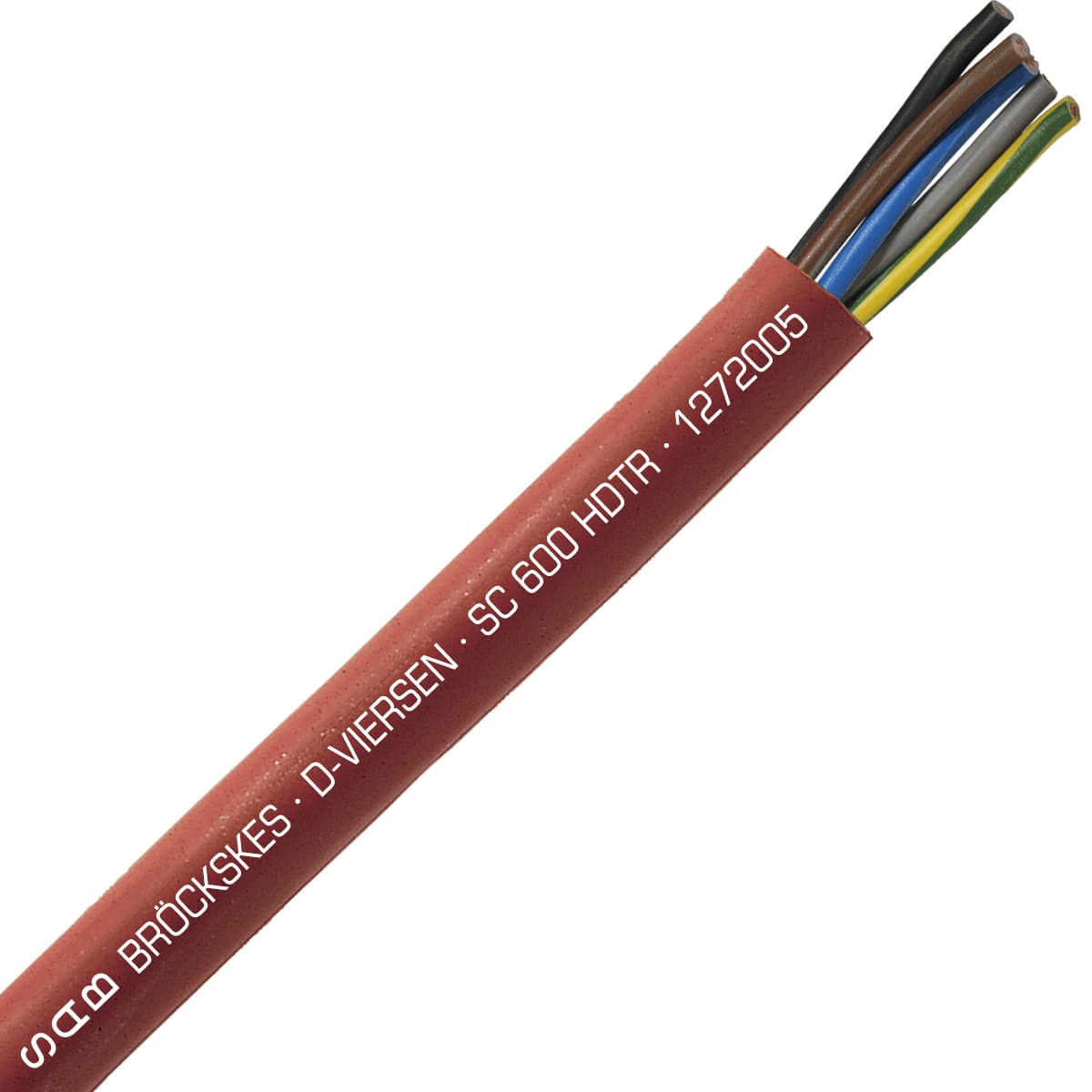 SAB 1272005 SC 600 HDTR - 20 AWG/5c, tear resistant high temperature silicone cable, UL, CSA, CE, RoHS SAB 1272005 SC 600 HDTR - 20 AWG/5c, tear resistant high temperature silicone cable, UL, CSA, CE, RoHS