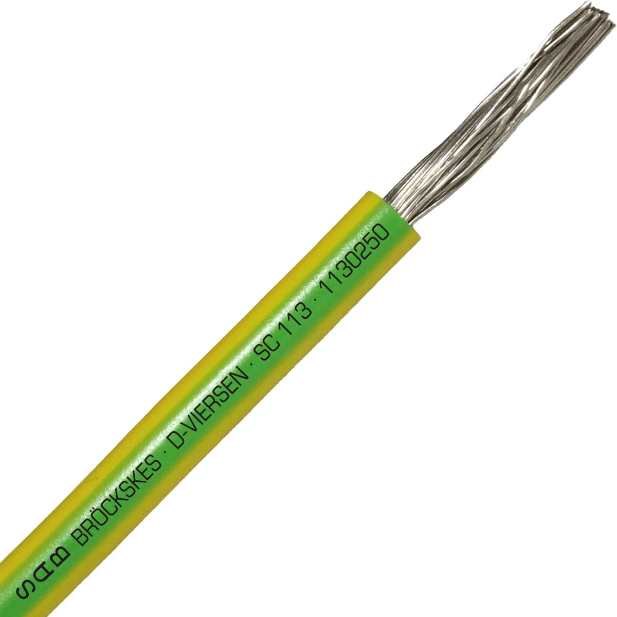 SAB 1130250 SC 113 - 14 AWG, high temperature Green/Yellow silicone hook-up wire, CE, RoHS SAB 1130250 SC 113 - 14 AWG, high temperature Green/Yellow silicone hook-up wire, CE, RoHS