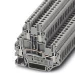 Phoenix Contact 3044814 Double-level terminal block, connection method: Screw connection, cross section: 0.14 mm² - 6 mm², AWG: 26 - 10, width: 6.2 mm, color: gray, mounting type: NS 35/7,5, NS 35/15 Phoenix Contact 3044814 Double-level terminal block, connection method: Screw connection, cross section: 0.14 mm² - 6 mm², AWG: 26 - 10, width: 6.2 mm, color: gray, mounting type: NS 35/7,5, NS 35/15