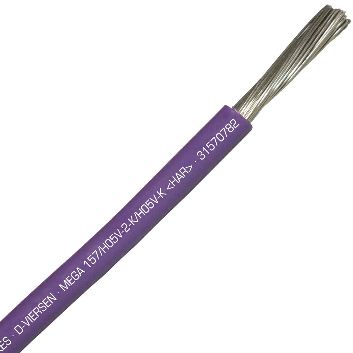 SAB 31570782 MEGA 157/H05V2-K/H05V-K (HAR/UL/CSA/CE) - 16 AWG hook-up wire, Violet SAB 31570782 MEGA 157/H05V2-K/H05V-K (HAR/UL/CSA/CE) - 16 AWG hook-up wire, Violet