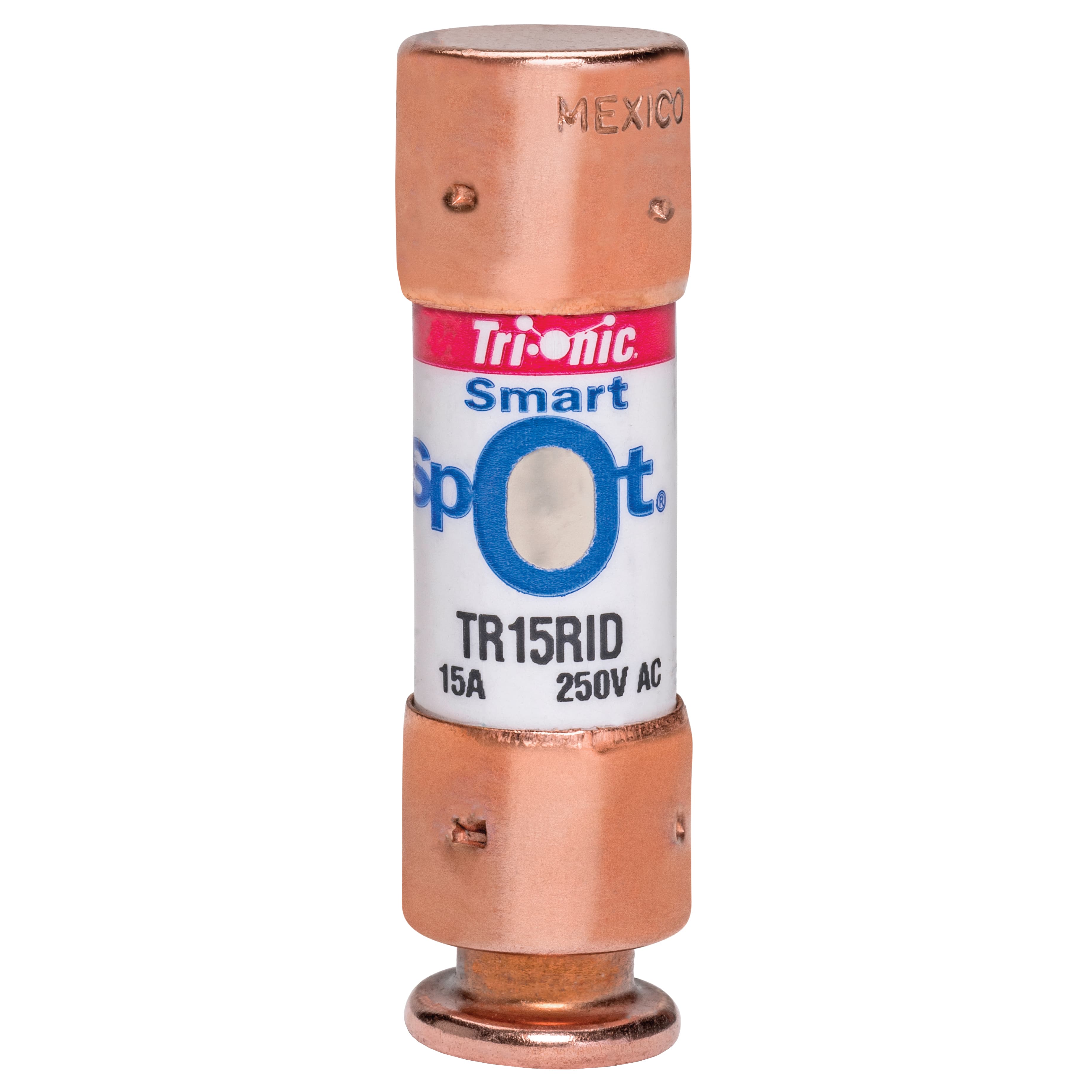 Mersen TR15RID TR15RID Mersen - Fuse TR-R - Class RK5 - Time-Delay 250VAC 160VDC 15A Ferrule SmartSpot® Tri-Onic® Mersen TR15RID TR15RID Mersen - Fuse TR-R - Class RK5 - Time-Delay 250VAC 160VDC 15A Ferrule SmartSpot® Tri-Onic®