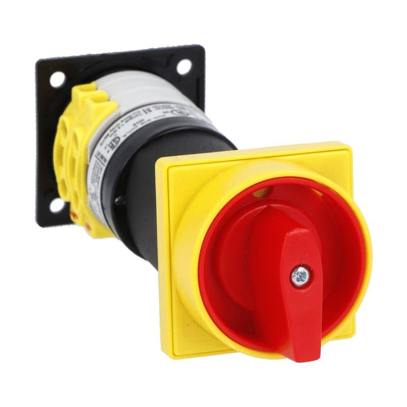 Lovato Electric 7GN1290O98 7GN1290O98 Lovato - Rotary cam switch 7GN series, ON-OFF switch 1 pole 16A, for rear mounting with red/yellow handle padlockable in 0, door coupling and protection covers, front plate 65X65mm Lovato Electric 7GN1290O98 7GN1290O98 Lovato - Rotary cam switch 7GN series, ON-OFF switch 1 pole 16A, for rear mounting with red/yellow handle padlockable in 0, door coupling and protection covers, front plate 65X65mm