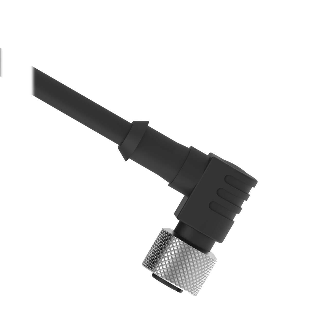 Banner MQDEC2-515RA Cordset: Single Ended M12; 5-pin Right Angle Female Connector; 5 m (16.4 ft) 5x22 Shielded Black PVC Jacket; Nickel-Plated Brass Coupling Nut Banner MQDEC2-515RA Cordset: Single Ended M12; 5-pin Right Angle Female Connector; 5 m (16.4 ft) 5x22 Shielded Black PVC Jacket; Nickel-Plated Brass Coupling Nut