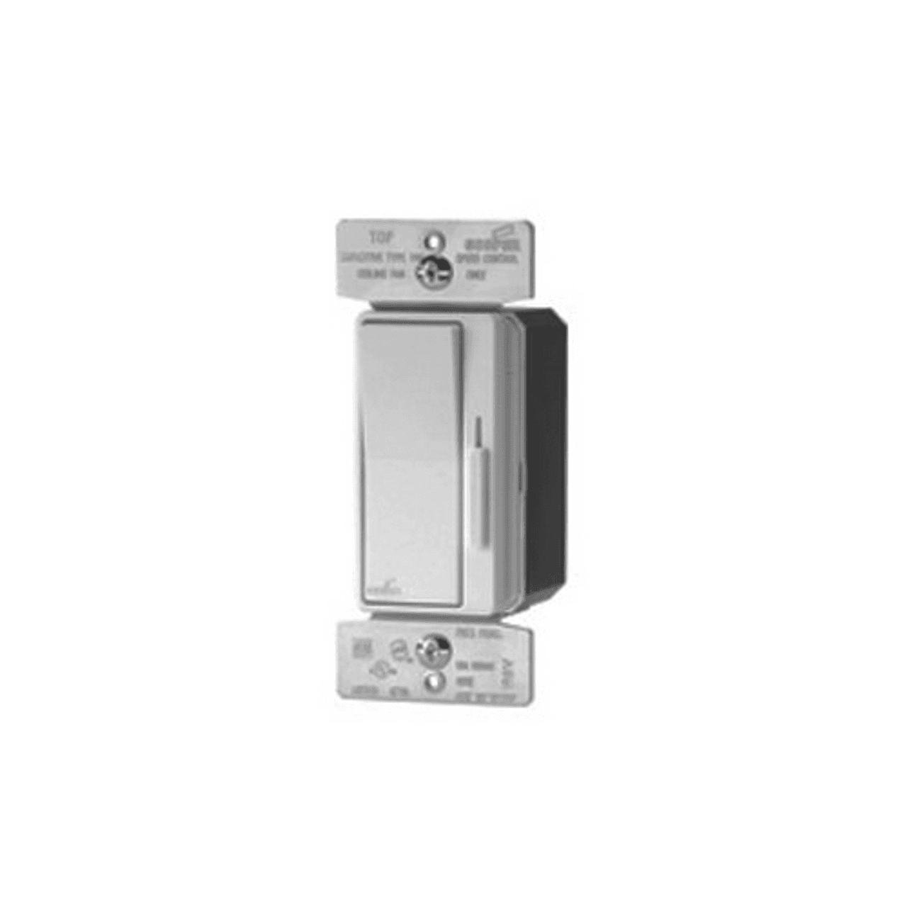 Eaton DFS15P-W 120 VAC, 1.5 A, 1-Pole/3-Way, White, 3-Speed, Decorator Preset On/Off Eaton DFS15P-W 120 VAC, 1.5 A, 1-Pole/3-Way, White, 3-Speed, Decorator Preset On/Off