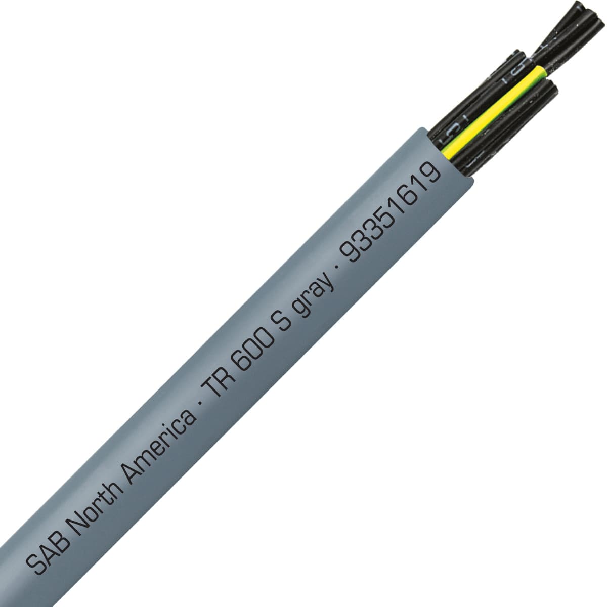 SAB 93351619 TR 600 S gray - 16 AWG/19c, oil resistant flexible exposed run tray cable, UL, CSA, WTTC, NFPA 79, CE, RoHS SAB 93351619 TR 600 S gray - 16 AWG/19c, oil resistant flexible exposed run tray cable, UL, CSA, WTTC, NFPA 79, CE, RoHS