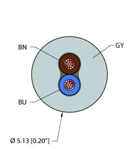 Turck GRY,PVC,2X20,ITC,MSHA GRY,PVC,2X20,ITC,MSHA Turck - GRY,PVC,2X20,ITC,MSHA Instrumentation Tray Cable, Reelfast™ Bulk Cable Turck GRY,PVC,2X20,ITC,MSHA GRY,PVC,2X20,ITC,MSHA Turck - GRY,PVC,2X20,ITC,MSHA Instrumentation Tray Cable, Reelfast™ Bulk Cable