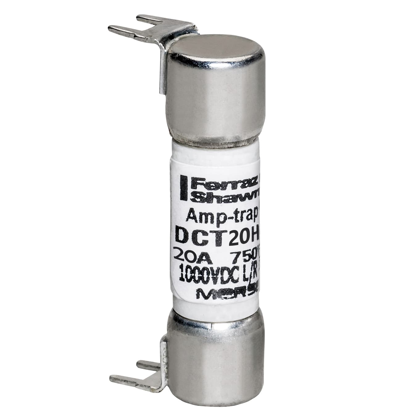 Mersen DCT20-H DCT20-H Mersen - Fuse DCT - Midget - Fast-Acting 750VAC 1000VDC 20A Double Hole Mount Amp-Trap® Mersen DCT20-H DCT20-H Mersen - Fuse DCT - Midget - Fast-Acting 750VAC 1000VDC 20A Double Hole Mount Amp-Trap®