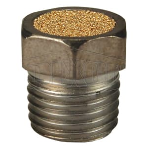 Dixon ASP-1BV Breather Vent; 1/8" MNPT Thread Size; 7/16" LG; Nickel Plated Steel; 150 PSI Maximum Operating Pressure; 35 Deg F to 300 Deg F; 1.7 Deg C to 149 Deg C; Temperature Range; 25 Optional Pkg/Box Qty Dixon ASP-1BV Breather Vent; 1/8" MNPT Thread Size; 7/16" LG; Nickel Plated Steel; 150 PSI Maximum Operating Pressure; 35 Deg F to 300 Deg F; 1.7 Deg C to 149 Deg C; Temperature Range; 25 Optional Pkg/Box Qty