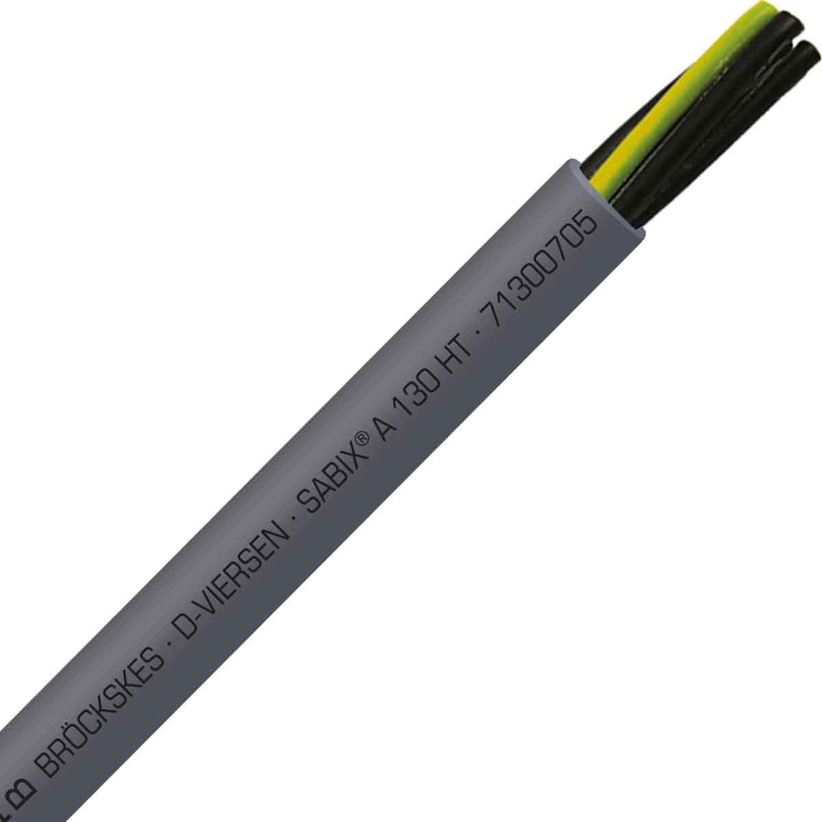 SAB 71300705 SABIX A 130 HT - 20 AWG/7c, high temperature SABIX halogen-free control cable, CE, RoHS SAB 71300705 SABIX A 130 HT - 20 AWG/7c, high temperature SABIX halogen-free control cable, CE, RoHS