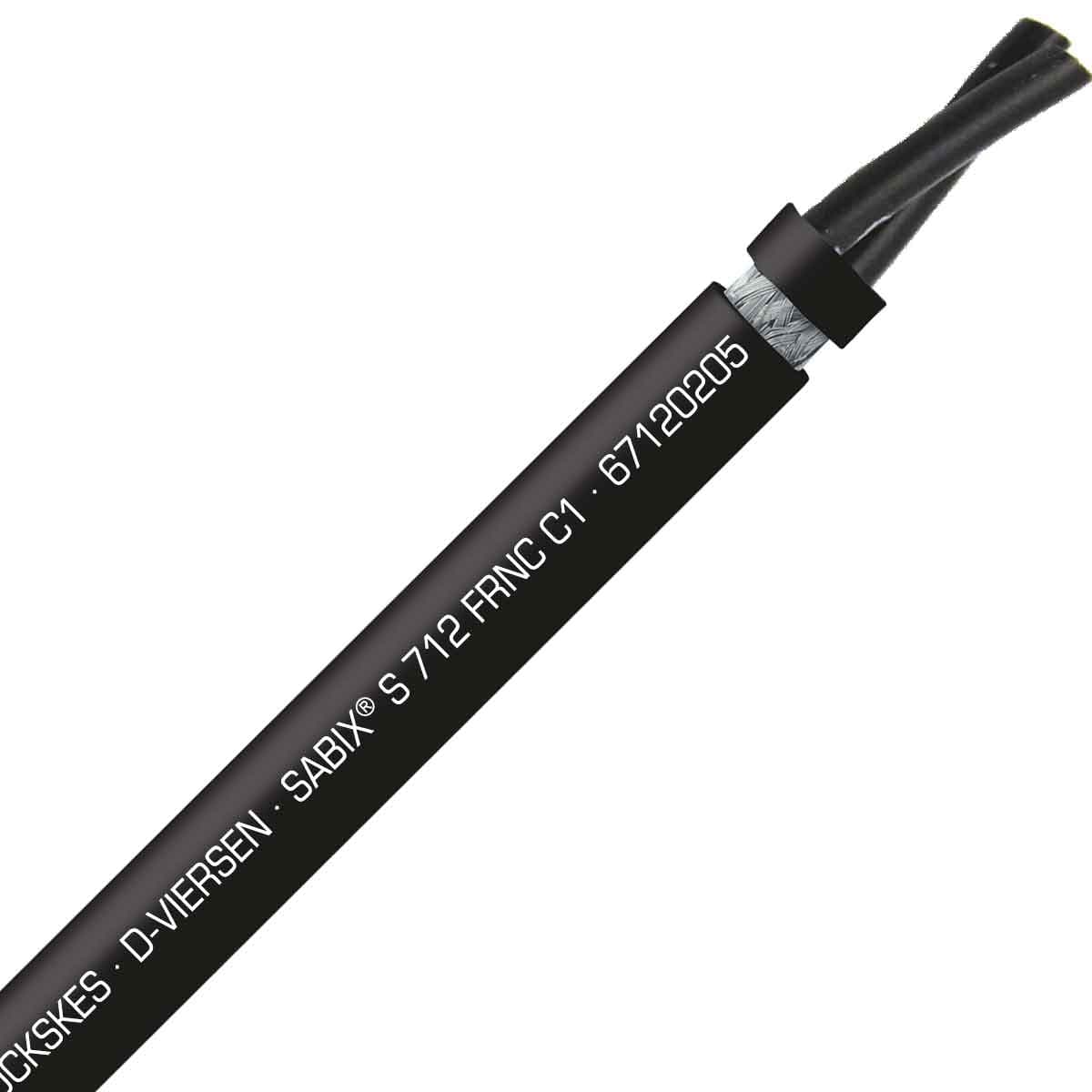SAB 67120205 SABIX S 712 C FRNC C1 - 20 AWG/2c, shielded halogen-free flame retardant continuous flex control cable, CE, RoHS SAB 67120205 SABIX S 712 C FRNC C1 - 20 AWG/2c, shielded halogen-free flame retardant continuous flex control cable, CE, RoHS