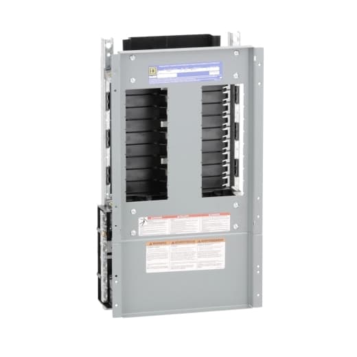 Schneider Electric NF418L1 Square D by Schneider Electric NF418L1 is a panelboard designed for three-phase (3PH-4W) networks, with a rated voltage of 480Y/277Vac and a rated current of 125A. It features an 18-space interior that accommodates up to 18 circuits. The construction includes aluminium busbars and is compatible with aluminium lugs ranging from 6AWG to 2/0AWG for both line and neutral connections. This panelboard is specifically engineered to facilitate the organization and distribution of electrical power within a three-phase network. Schneider Electric NF418L1 Square D by Schneider Electric NF418L1 is a panelboard designed for three-phase (3PH-4W) networks, with a rated voltage of 480Y/277Vac and a rated current of 125A. It features an 18-space interior that accommodates up to 18 circuits. The construction includes aluminium busbars and is compatible with aluminium lugs ranging from 6AWG to 2/0AWG for both line and neutral connections. This panelboard is specifically engineered to facilitate the organization and distribution of electrical power within a three-phase network.