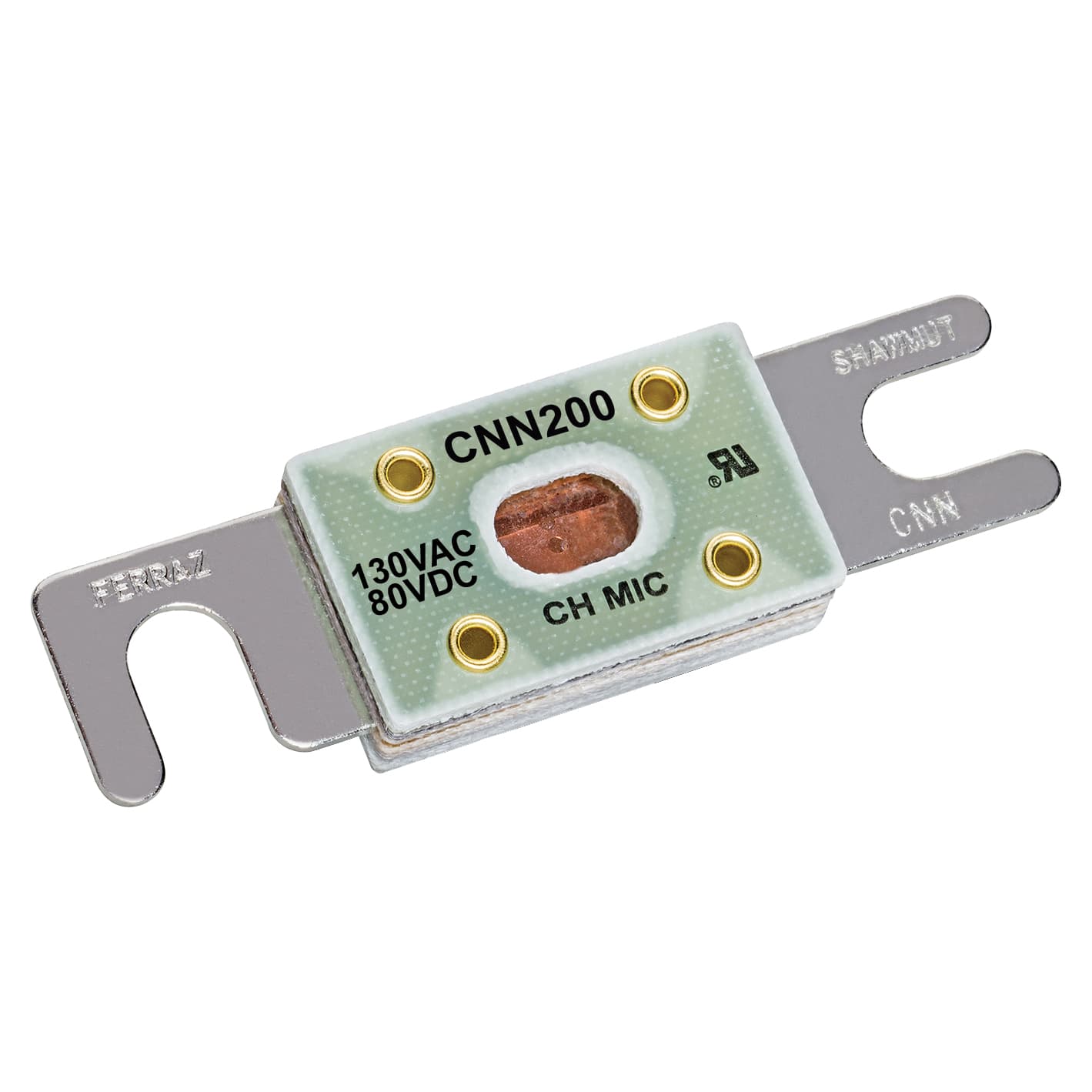 Mersen CNN200 CNN200 Mersen Forklift Truck UL CNN Fuses 130VAC 80VDC 200A Fast-Acting Blade Visual Indicator Mersen CNN200 CNN200 Mersen Forklift Truck UL CNN Fuses 130VAC 80VDC 200A Fast-Acting Blade Visual Indicator