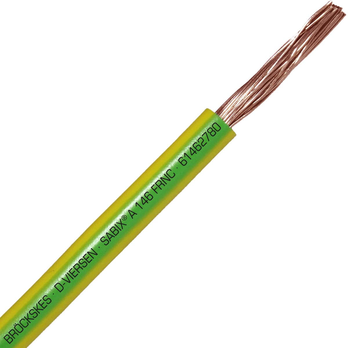 SAB 61462780 SABIX A 146 FRNC - 16 AWG/1c, flame retardant halogen-free 500V green/yellow hook-up wire, CE, RoHS SAB 61462780 SABIX A 146 FRNC - 16 AWG/1c, flame retardant halogen-free 500V green/yellow hook-up wire, CE, RoHS