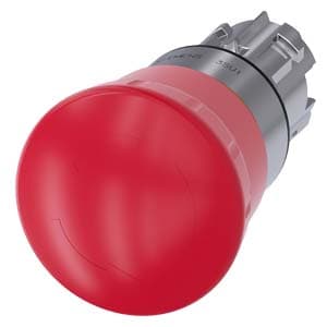 Siemens 3SU1050-1HB20-0AA0 EMERGENCY STOP mushroom pushbutton, 22 mm, round, metal, shiny, red, 40 mm, positive latching, acc. to EN ISO 13850, rotate-to-unlatch Siemens 3SU1050-1HB20-0AA0 EMERGENCY STOP mushroom pushbutton, 22 mm, round, metal, shiny, red, 40 mm, positive latching, acc. to EN ISO 13850, rotate-to-unlatch