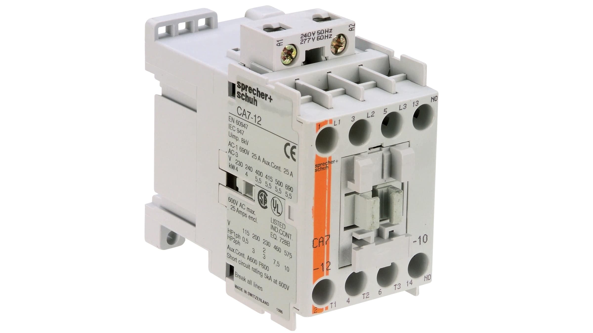 Sprecher + Schuh CA7-9E-M40-24E Sprecher + Schuh CA7-9E-M40-24E - CA7 Contactor, 9A, 24V DC Elec. Coil, 4NO Sprecher + Schuh CA7-9E-M40-24E Sprecher + Schuh CA7-9E-M40-24E - CA7 Contactor, 9A, 24V DC Elec. Coil, 4NO