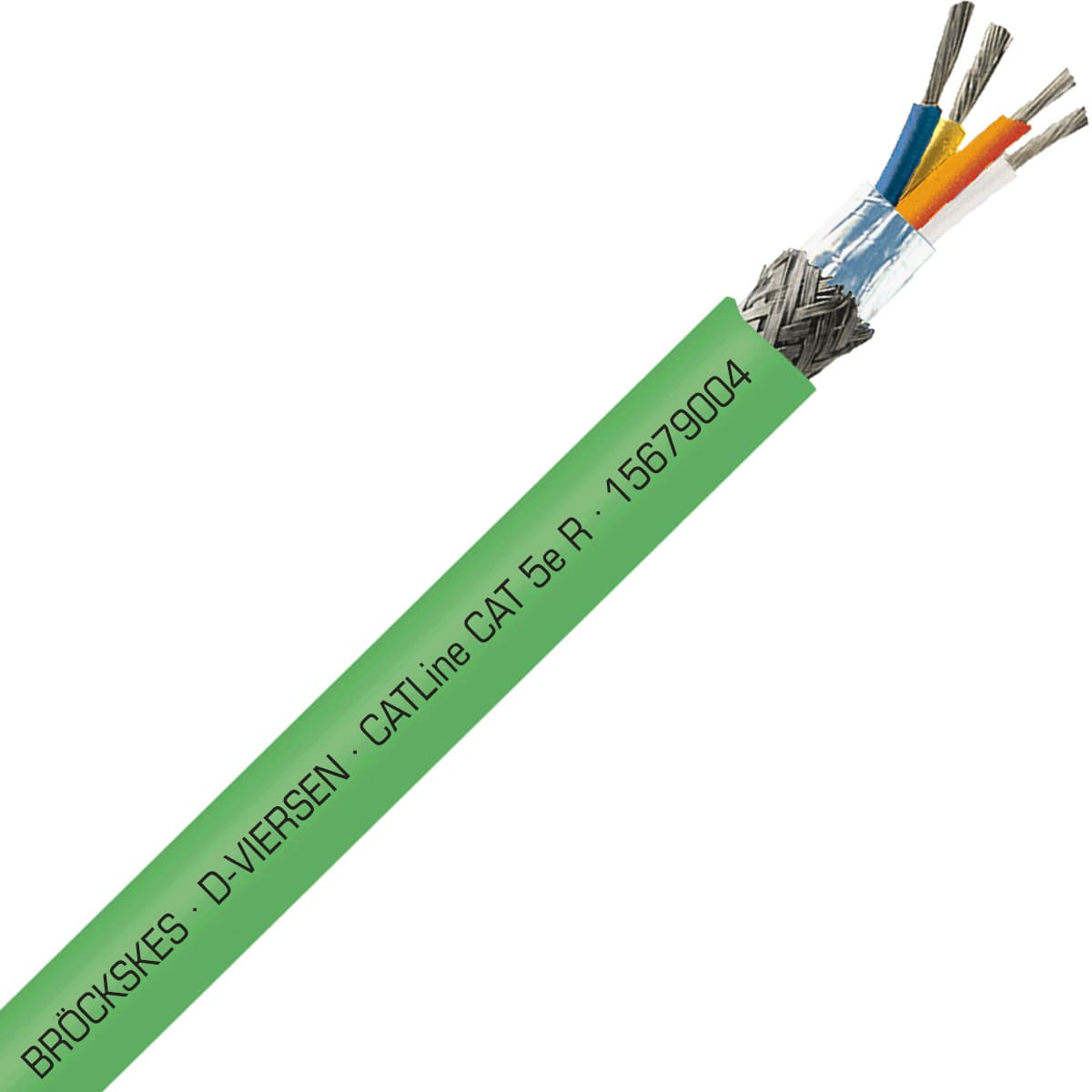 SAB 15679004 CATLine CAT5e R - 22 AWG/2pr, shielded halogen-free CAT 5e ethernet cable for Rail applications, CE, RoHS SAB 15679004 CATLine CAT5e R - 22 AWG/2pr, shielded halogen-free CAT 5e ethernet cable for Rail applications, CE, RoHS