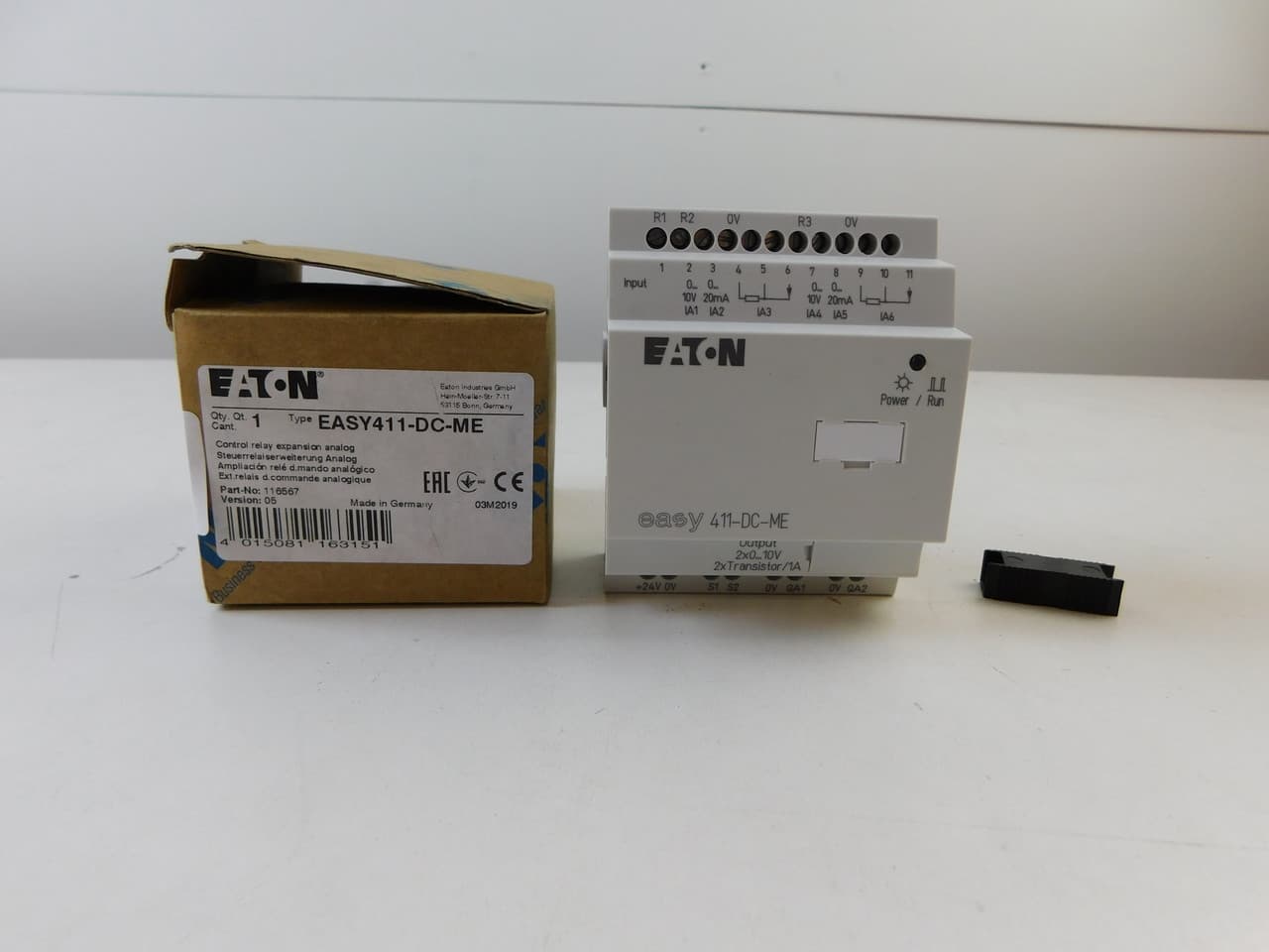 Eaton EASY411-DC-ME Eaton EASY411-DC-ME Relays Expansion Module 24V 6 ANALOG INPUTS, 1 DIGITAL INPUT 1 ANALOG OUTPUT Eaton EASY411-DC-ME Eaton EASY411-DC-ME Relays Expansion Module 24V 6 ANALOG INPUTS, 1 DIGITAL INPUT 1 ANALOG OUTPUT