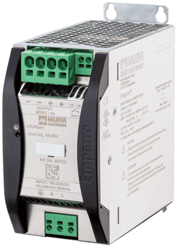 Murr Elektronik 85723 85723 Murrelektronik - Emparro 5-100-240/48 S, Screw mounting Murr Elektronik 85723 85723 Murrelektronik - Emparro 5-100-240/48 S, Screw mounting