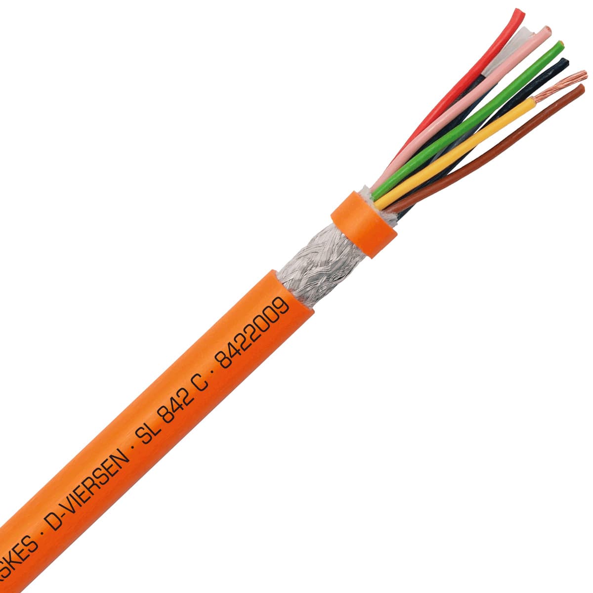 SAB 8422009 SL 842 C - 20 AWG/9c, shielded continuous flex servo motor feedback cable, UL, CSA, CE, RoHS SAB 8422009 SL 842 C - 20 AWG/9c, shielded continuous flex servo motor feedback cable, UL, CSA, CE, RoHS
