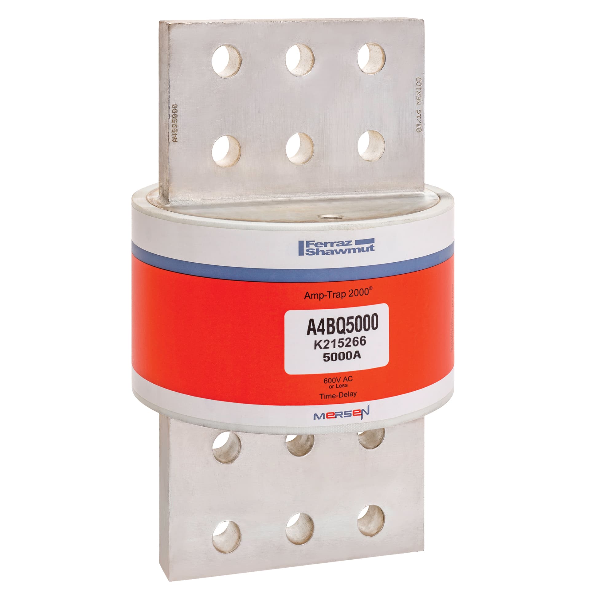 Mersen A4BQ5000 A4BQ5000 Mersen - Fuse A4BQ - Class L - Time-Delay 600VAC 5000A Blade Amp-Trap 2000® Mersen A4BQ5000 A4BQ5000 Mersen - Fuse A4BQ - Class L - Time-Delay 600VAC 5000A Blade Amp-Trap 2000®