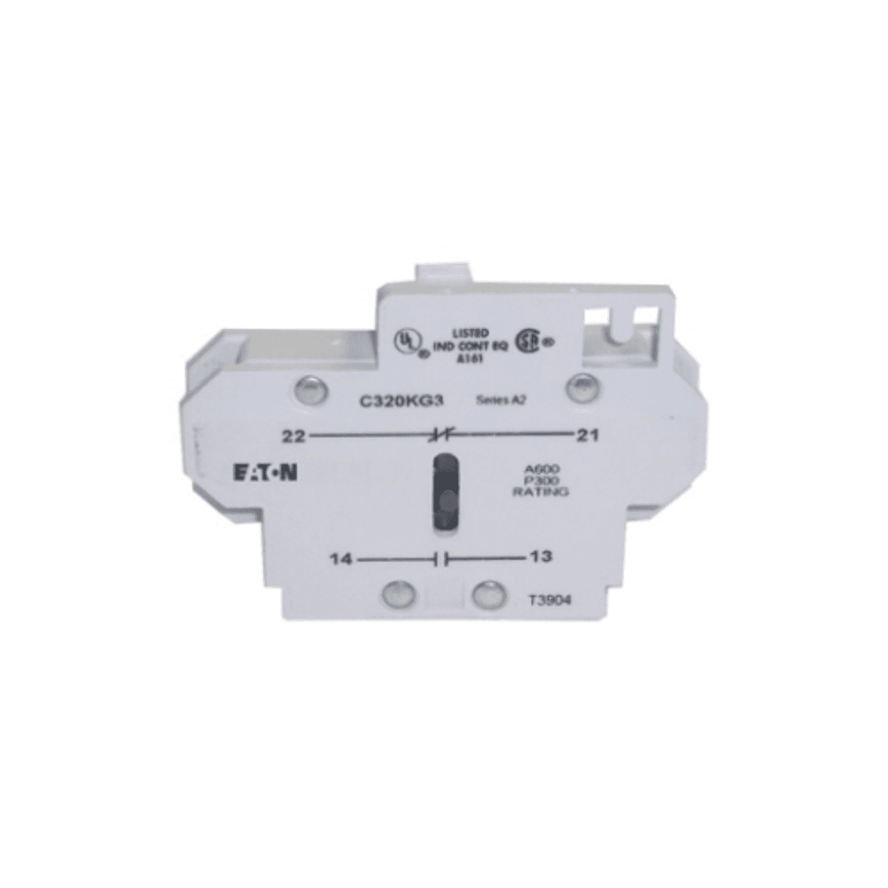 Eaton C320KG3 C320KG3 Eaton - 1NO-NC AUX CONT FOR 15-75A DP CONT Eaton C320KG3 C320KG3 Eaton - 1NO-NC AUX CONT FOR 15-75A DP CONT