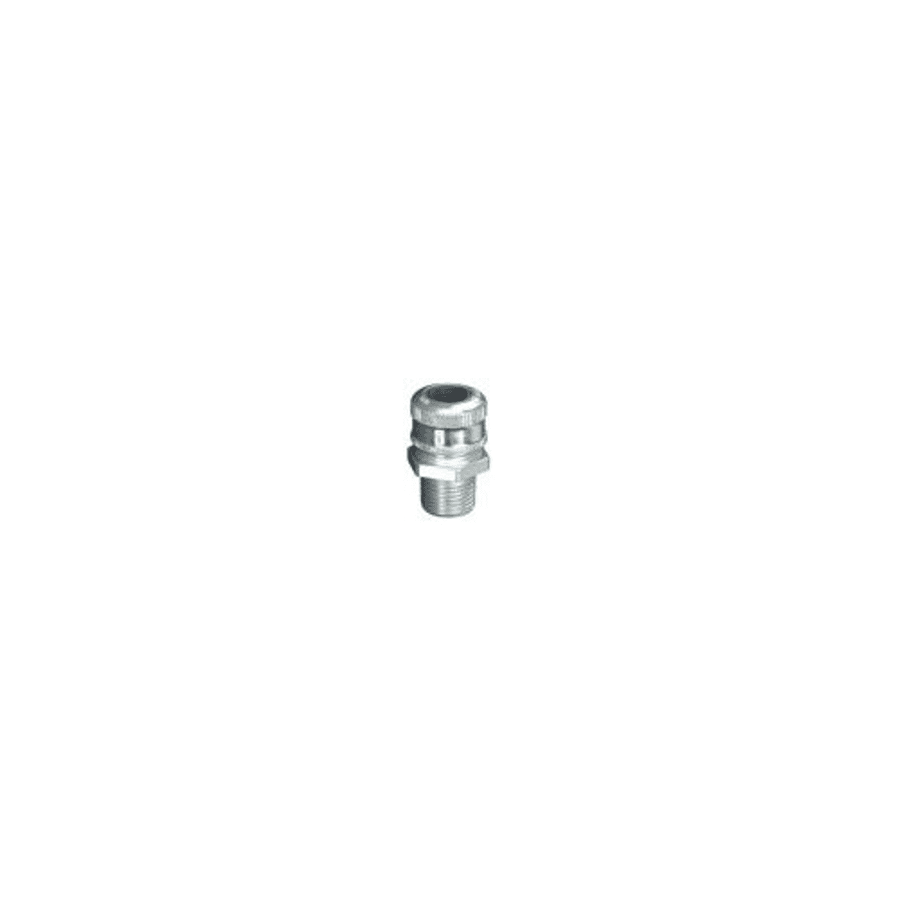 Crouse Hinds CGB297 3/4" MPT, 2.375" L, 0.75 to 0.875" Non-Armored/Tray Cable, Zinc Electroplated Chromate Steel, Straight Crouse Hinds CGB297 3/4" MPT, 2.375" L, 0.75 to 0.875" Non-Armored/Tray Cable, Zinc Electroplated Chromate Steel, Straight