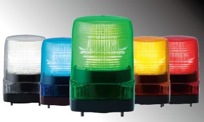 Patlite LFH-M2-B Outdoor rated LED warning light, 100-240V AC, 110 flash/min, Blue Patlite LFH-M2-B Outdoor rated LED warning light, 100-240V AC, 110 flash/min, Blue