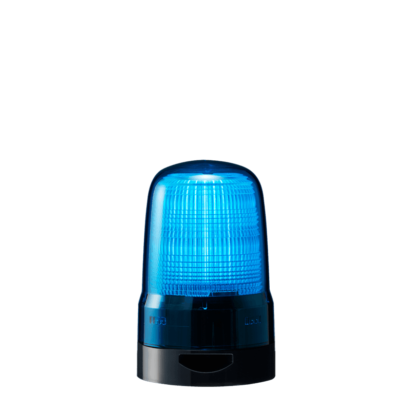 Patlite SL08-M2KTB-B 80mm, Flashing Signal Beacon, 100-240V AC, 2-Screw Mount with Terminal Block, Buzzer, Blue Patlite SL08-M2KTB-B 80mm, Flashing Signal Beacon, 100-240V AC, 2-Screw Mount with Terminal Block, Buzzer, Blue