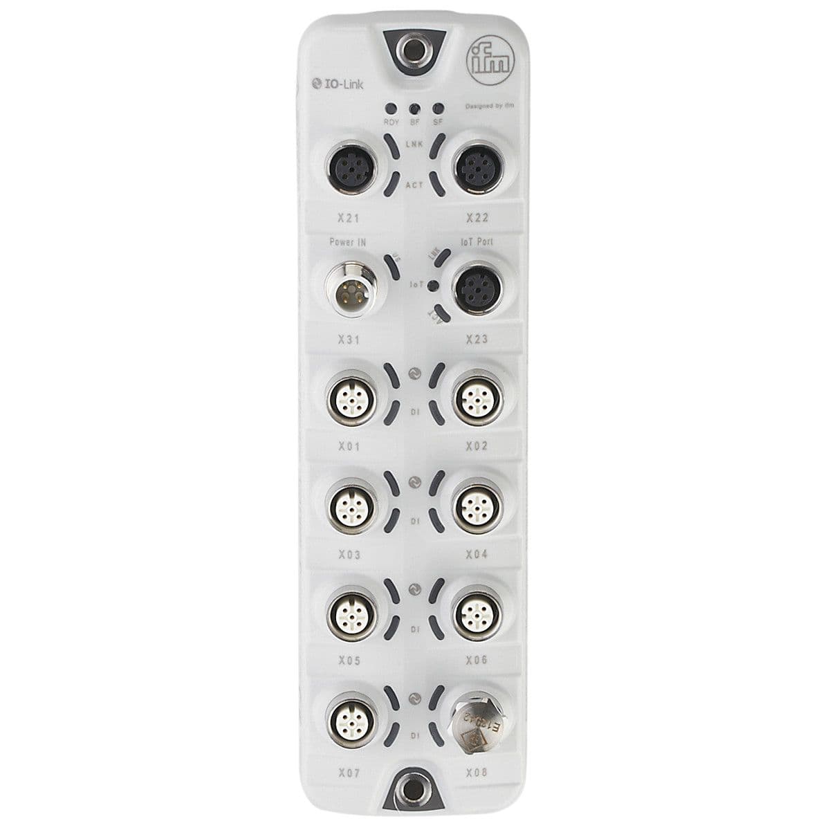 ifm Electronic AL1343 IO-Link master with Modbus TCP interface, Separation between automation network and IT network, Application: hygienic systems; I/O modules for field applications, Daisy-chain function: fieldbus interface ifm Electronic AL1343 IO-Link master with Modbus TCP interface, Separation between automation network and IT network, Application: hygienic systems; I/O modules for field applications, Daisy-chain function: fieldbus interface