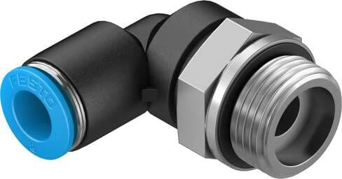 Festo 132055 push-in L-fitting QSL-G3/8-8-50 360° orientable, male thread with external hexagon. Size: Standard, Nominal size: 6,7 mm, Type of seal on screw-in stud: Sealing ring, Assembly position: Any, Container size: 50 Festo 132055 push-in L-fitting QSL-G3/8-8-50 360° orientable, male thread with external hexagon. Size: Standard, Nominal size: 6,7 mm, Type of seal on screw-in stud: Sealing ring, Assembly position: Any, Container size: 50