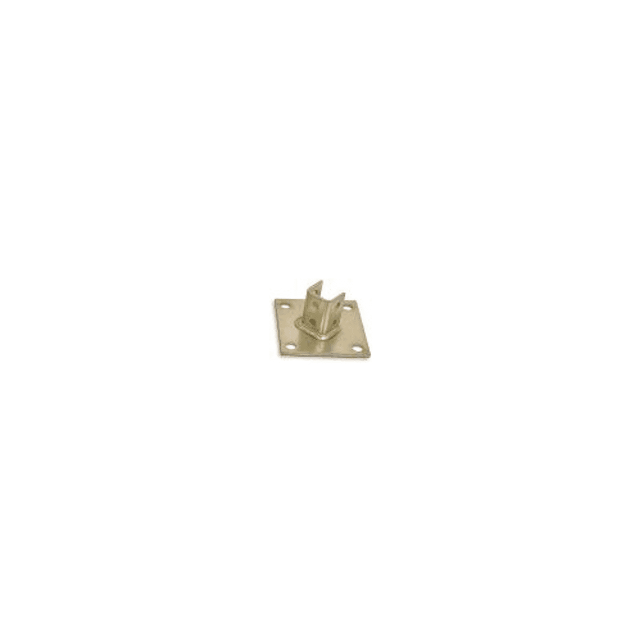 Thomas & Betts B-924 3" H, 6" x 6" Pad, 4-Hole, 1-Channel, Galv-Krom, Steel, Centered, Offset, U-Post, Square Base Thomas & Betts B-924 3" H, 6" x 6" Pad, 4-Hole, 1-Channel, Galv-Krom, Steel, Centered, Offset, U-Post, Square Base