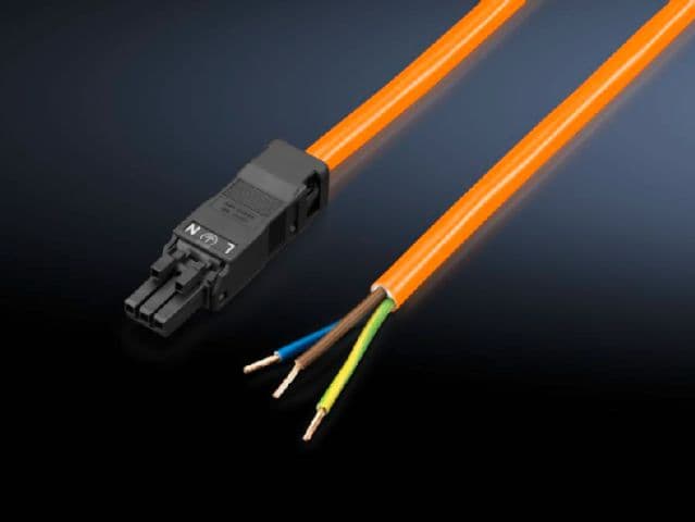 Rittal 2500400 SZ Connection cable, for power supply, 3-pole, 100-240 V, L: 3000 mm Rittal 2500400 SZ Connection cable, for power supply, 3-pole, 100-240 V, L: 3000 mm