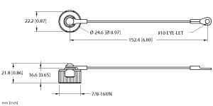 RKF-CC Part Image. Manufactured by Turck.