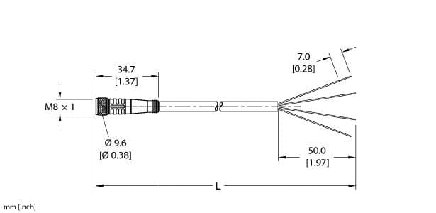 PKG 4M-10 Part Image. Manufactured by Turck.