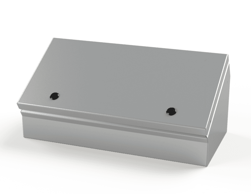 Saginaw Control SCE-8C16ELJ Consolet, ELJ, Height:8.00", Width:16.00", Depth:7.09", ANSI-61 gray powder coating inside and out. Optional sub-panels are powder coated white. Saginaw Control SCE-8C16ELJ Consolet, ELJ, Height:8.00", Width:16.00", Depth:7.09", ANSI-61 gray powder coating inside and out. Optional sub-panels are powder coated white.