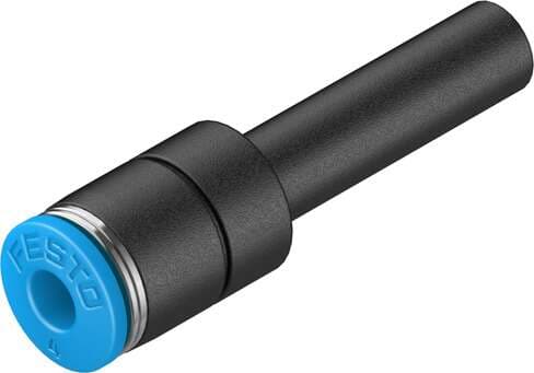 Festo 153041 push-in connector QS-6H-4 with push-in sleeve. Size: Standard, Nominal size: 2,5 mm, Assembly position: Any, Container size: 10, Design structure: Push/pull principle Festo 153041 push-in connector QS-6H-4 with push-in sleeve. Size: Standard, Nominal size: 2,5 mm, Assembly position: Any, Container size: 10, Design structure: Push/pull principle